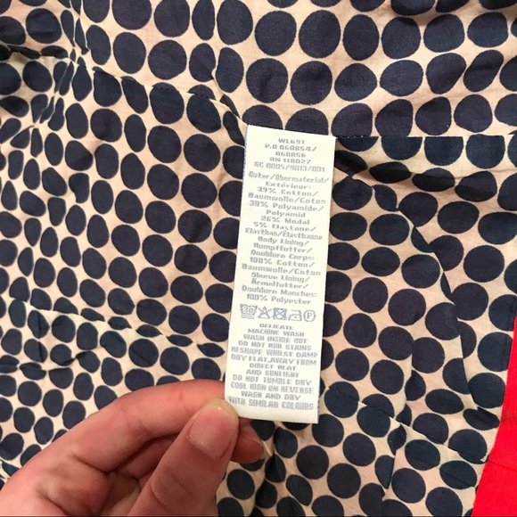 Boden Orange Roma Ponte Jacket Size 2 - Picture 4 of 6